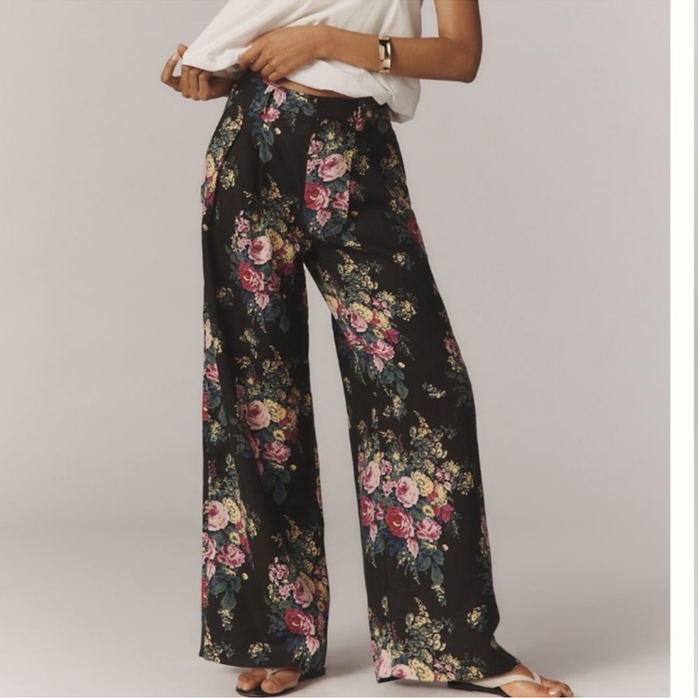 Anthropologie AVERY LINEN Maeve pants